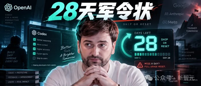 突發！OpenAI立下28天軍令狀：不上新就全員重設額度