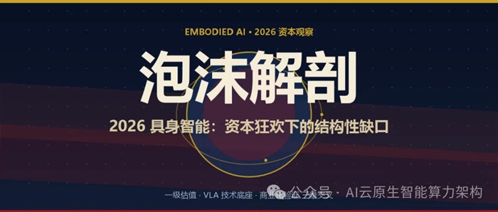 具身智能泡沫解剖：935億融資之下，誰在裸泳？
