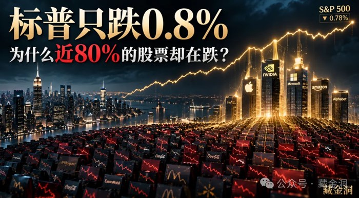 標普9 月份只跌0.8%，為什麼近80%的股票卻在跌？