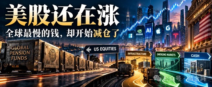美股還在漲，養老金先減倉