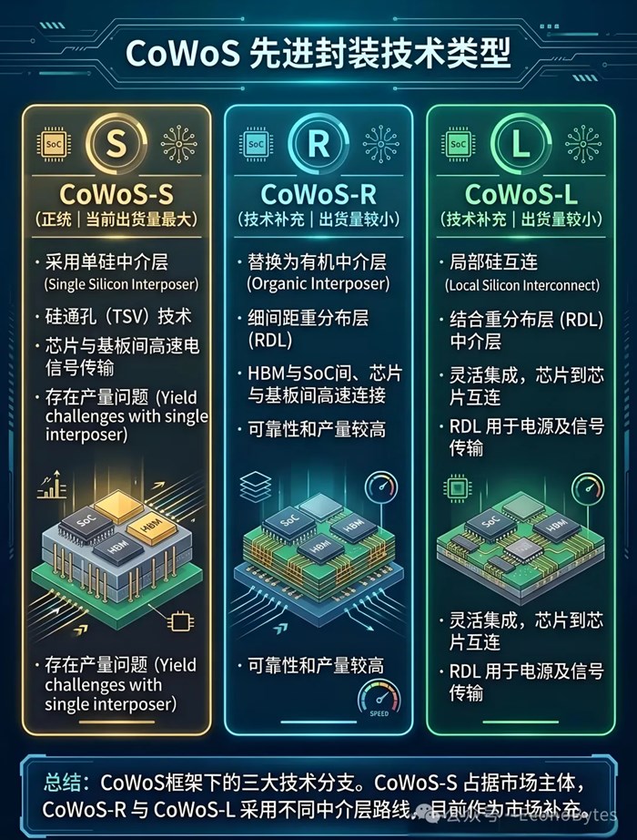 先進封裝技術前沿：CoWoS vs Chiplet vs 3D堆疊技術解析