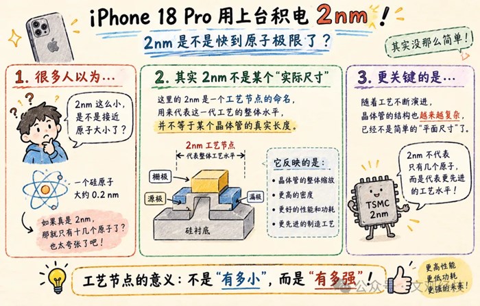 iPhone 18 Pro 都上 2nm 了，2nm 到底小在那裡？