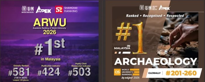 2026 軟科 ARWU｜馬來西亞排名大洗牌！USM 理科大學登頂全馬第一