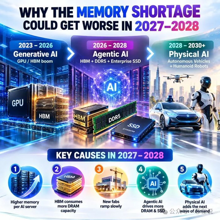 記憶體荒的真兇不是GPU：2027到2028，HBM正在吃掉整個DRAM的產能帳本