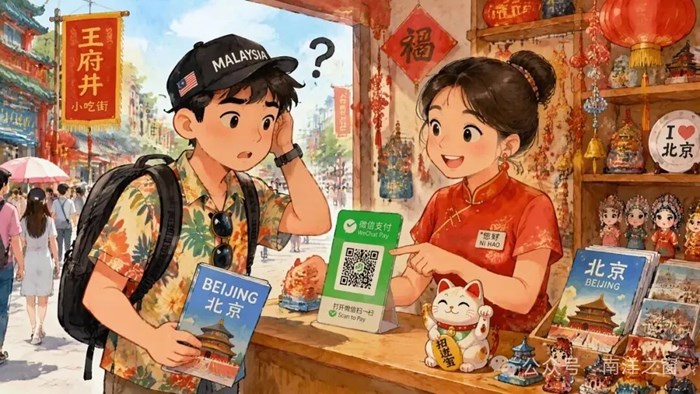 在馬來西亞，付錢不用現金，也不是微信支付寶