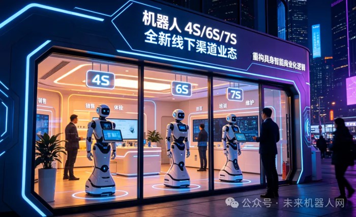 機器人 4S/6S/7S 全新線下管道業態，重構具身智能商業化邏輯